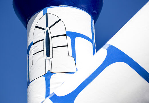 Kaufen sie standard-hüpfburg mit einem rittermotiv in blauer farbe für kinder. Bestellen sie hüpfburgen online bei JB-Hüpfburgen Deutschland