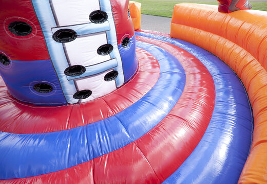 Aufblasbarer Kletterberg ohne Dach mit Wände im Thema Feuerwehr für Kinder zu bestellen