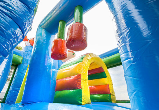 Bestellen sie mittelgroße aufblasbare multiplay-hüpfburg im meereswelt-design mit rutsche für kinder. Kaufen sie aufblasbare hüpfburgen online bei JB-Hüpfburgen Deutschland