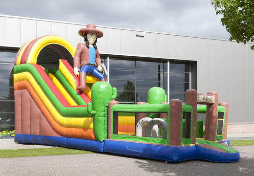 Multifunktionale aufblasbare rutsche im strandthema mit planschbecken, beeindruckendem 3D-objekt, frischen farben und den 3D-hindernissen für kinder. Kaufen sie aufblasbare Rutschen jetzt online bei JB-Hüpfburgen Deutschland