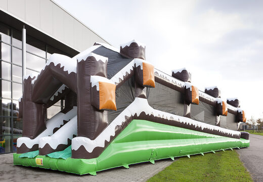 Kaufen sie aufblasbare rollenbahn doppelt im winterthema für jung und alt. Bestellen sie aufblasbare winterattraktionen jetzt online bei JB-Hüpfburgen Deutschland