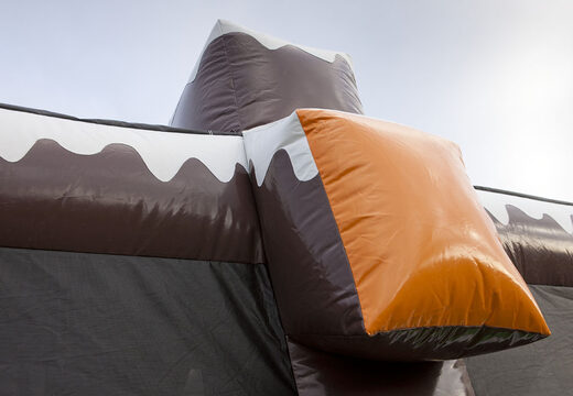 Bestellen sie aufblasbare rollenbahn doppelt im winterthema für jung und alt. Kaufen sie aufblasbare winterattraktionen jetzt online bei JB-Hüpfburgen Deutschland