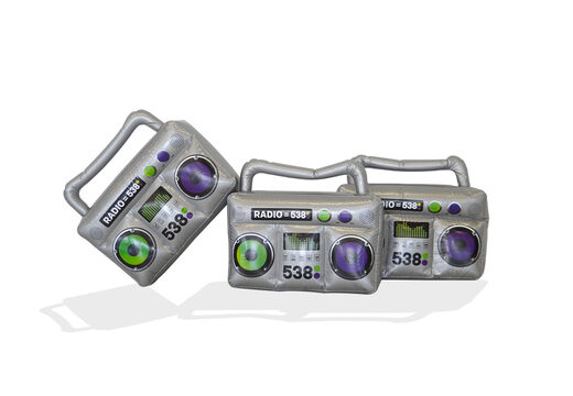 Kaufen sie ein aufblasbares mini-PVC-funkgerät 538. Bestellen sie ihre aufblasbaren werbeartikel online bei JB-Hüpfburgen Deutschland