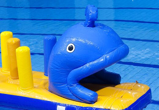 Aufblasbarer wallaufparcours mit lustigen 3D-hindernissen für jung und alt. Bestellen sie aufblasbare hindernisparcours jetzt online bei JB-Hüpfburgen Deutschland