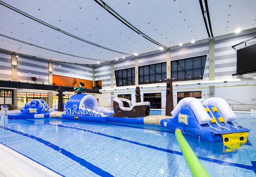 Kaufen sie einen einzigartigen aufblasbaren hindernisparcours mit doppeltem piratenlauf für jung und alt. Bestellen sie aufblasbare poolspiele jetzt online bei JB-Hüpfburgen Deutschland