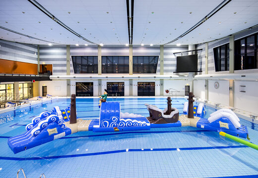 Kaufen sie einen doppelten aufblasbaren piratenlauf-hindernislauf für kinder. Bestellen sie aufblasbare wasserattraktionen jetzt online bei JB-Hüpfburgen Deutschland