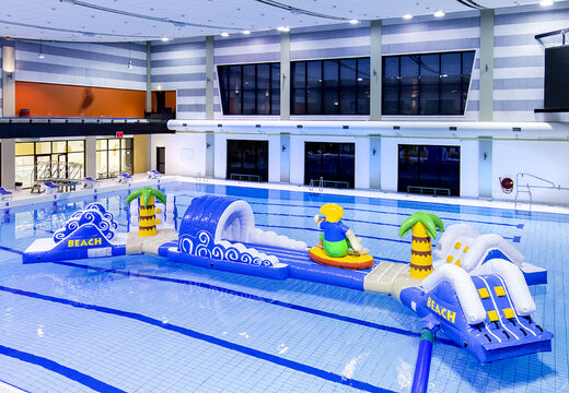 Unieke dubbele surferrun opblaasbare stormbaan kopen voor zowel jong als oud. Bestel opblaasbare zwembadspelen nu online bij JB Inflatables Nederland 