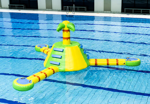 Koop een luchtdichte opblaasbare speeleiland in jungle thema voor zowel jong als oud. Bestel opblaasbare waterattracties nu online bij JB Inflatables Nederland 