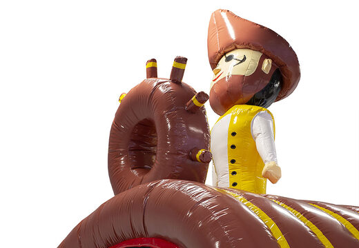 Kaufen sie einen aufblasbaren 9-meter-piratenboot-hindernisparcours für kinder. Bestellen sie aufblasbare parcours jetzt online bei JB-Hüpfburgen Deutschland