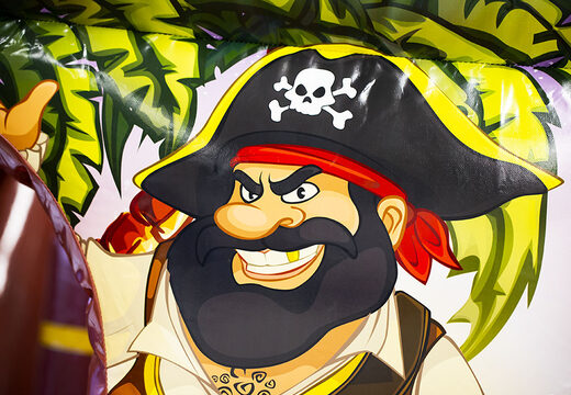 Bestellen sie ein mini-Piratenboot 9 m aufblasbarer hindernisparcours mit 3D-objekten für kinder. Kaufen sie aufblasbare hindernisparcours jetzt online bei JB-Hüpfburgen Deutschland