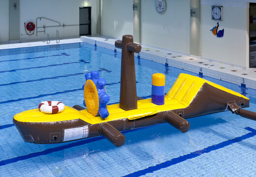Kaufen sie einen aufblasbaren 7 meter langen parcours eines schwimmenden piratenschiffs für jung und alt. Bestellen sie aufblasbare hindernisparcours jetzt online bei JB-Hüpfburgen Deutschland