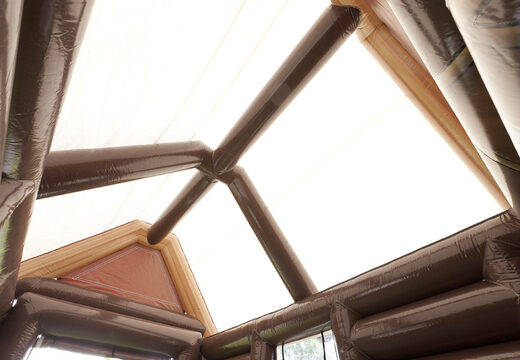 Bestellen sie eine aufblasbare Aaprès-ski-hütte mit einer standardgröße von 7 mal 5 mal 4 metern für jung und alt. Kaufen sie aufblasbare winterattraktionen jetzt online bei JB-Hüpfburgen Deutschland