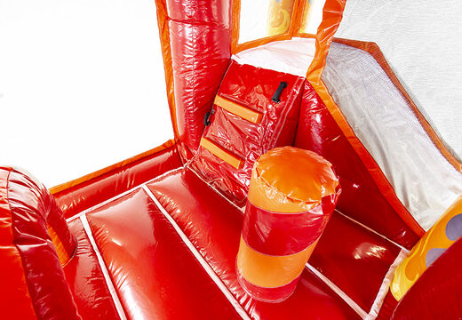 Bestellen sie multiplay L feuerwehrwippe mit rutsche für kinder. Kaufen sie aufblasbare hüpfburgen online bei JB-Hüpfburgen Deutschland