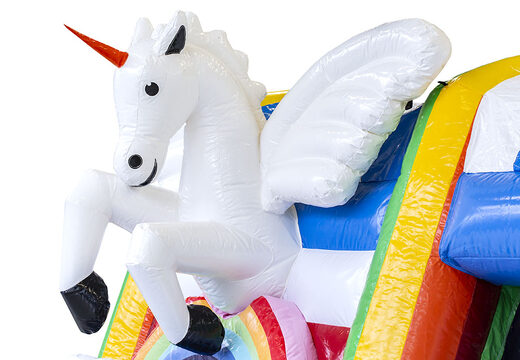 Kaufen sie eine aufblasbare mini-multiplay-hüpfburg im einhorn-design für kinder. Bestellen sie aufblasbare hüpfburgen online bei JB-Hüpfburgen Deutschland
