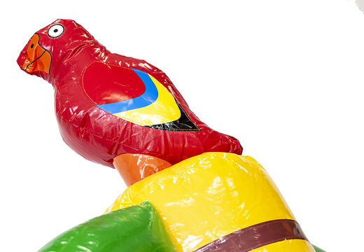 Kaufen sie einen aufblasbaren 9-meter-hindernisparcours mit dschungelmotiven für kinder. Bestellen sie aufblasbare parcours jetzt online bei JB-Hüpfburgen Deutschland