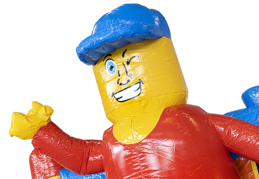 Aufblasbare mini-hüpfburg im superblocks-stil mit rutsche zum Verkauf bei JB-Hüpfburgen Deutschland. Kaufen sie aufblasbare hüpfburgen für kinder bei JB-Hüpfburgen Deutschland