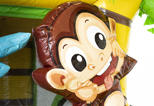 Bestellen sie aufblasbare mini-dschungel-multiplay-hüpfburg mit rutsche für kinder. Kaufen sie aufblasbare hüpfburgen online bei JB-Hüpfburgen Deutschland