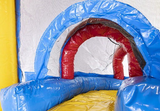 Kaufen sie aufblasbare mini-multiplay-hüpfburg im party-thema mit rutsche für kinder. Bestellen sie aufblasbare hüpfburgen online bei JB-Hüpfburgen Deutschland