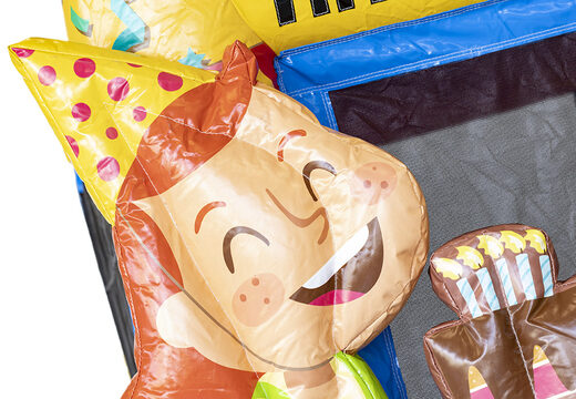 Kaufen sie aufblasbare mini-multiplay-hüpfburg im party-thema mit rutsche für kinder. Bestellen sie aufblasbare hüpfburgen online bei JB-Hüpfburgen Deutschland