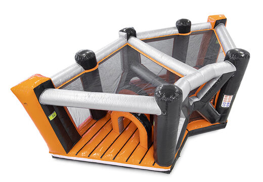 Mega aufblasbarer 40-teiliger giga modular Gate Corner kletterparcours für kinder. Bestellen sie aufblasbare parcours jetzt online bei JB-Hüpfburgen Deutschland