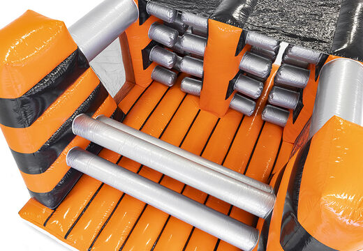 Bestellen sie den Giga-Hindernisparcours im Gate Dodger-thema für kinder. Kaufen sie aufblasbare Parcours jetzt online bei JB-Hüpfburgen Deutschland