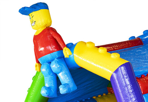 Kaufen sie standard-superblock-hüpfburg in auffälligem design und einer lustigen puppenanimation für kinder. Bestellen sie hüpfburgen online bei JB-Hüpfburgen Deutschland