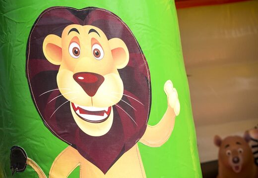 Kaufen sie einen aufblasbaren midi-multifun-hüpfburg mit dach im dschungel-design für kinder. Kaufen sie hüpfburgen online bei JB-Hüpfburgen Deutschland