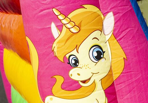 Kleine aufblasbare hüpfburg zum thema einhorn zum verkauf für kinder. Kaufen sie hüpfburgen bei JB-Hüpfburgen Deutschland online