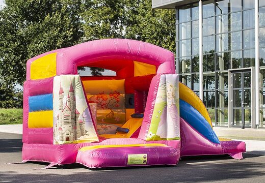 Kleine indoor-multifunktionswippe im prinzessinnen-design für kinder zu verkaufen. Online verfügbar bei JB-Hüpfburgen Deutschland