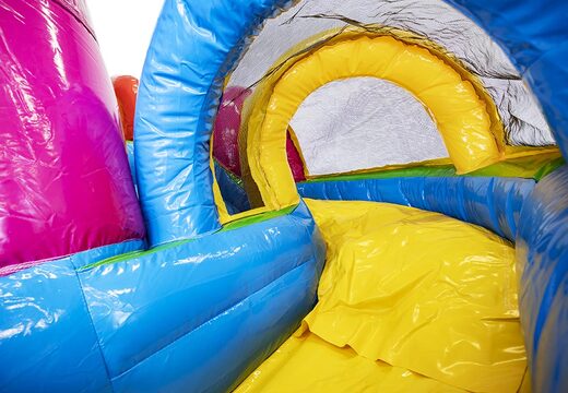 Kaufen sie aufblasbare mini-multiplay-hüpfburg im einhorn-design mit rutsche für kinder. Bestellen sie aufblasbare hüpfburgen online bei JB-Hüpfburgen Deutschland