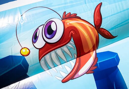 Kaufen sie einen großen aufblasbaren offenen bubble -park im meereswelt-stil für kinder. Bestellen sie aufblasbare hüpfburgen bei JB-Hüpfburgen Deutschland