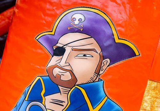 Bestellen sie aufblasbare offene multiplay-hüpfburg mit rutsche im piraten-design für kinder. Kaufen sie hüpfburgen online bei JB-Hüpfburgen Deutschland