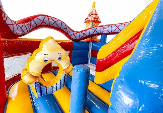 Kaufen sie einen multifunktionalen funcity rollercoaster hüpfburg mit rutsche für kinder. Bestellen sie hüpfburgen online bei JB-Hüpfburgen Deutschland