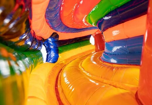 Aufblasbarer kriechtunnel im zirkusstil mit hindernissen, kletterrampe und rutsche für kinder. Kaufen sie hüpfburgen online bei JB-Hüpfburgen Deutschland