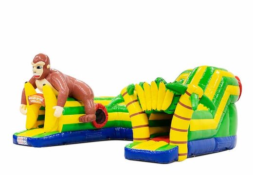 Kaufen sie aufblasbare spielspaß krabbeltunnel hüpfburg im gorilla thema für kinder. Bestellen sie hüpfburgen online bei JB-Hüpfburgen Deutschland