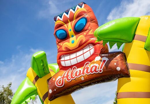 Kaufen sie einen großen aufblasbaren bubble -park im hawaii-stil für kinder. Bestellen sie aufblasbare hüpfburgen bei JB-Hüpfburgen Deutschland