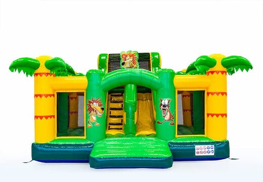 Bestellen sie slidebox jungle hüpfburg mit rutsche für kinder. Kaufen sie hüpfburg online bei JB-Hüpfburgen Deutschland