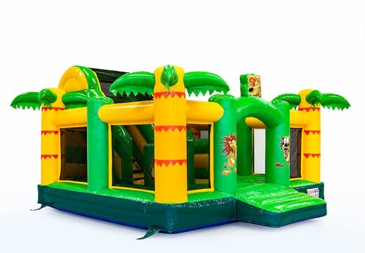 Kaufen sie aufblasbare boss slidebox jungle theme hüpfburg mit rutsche für kinder. Bestellen sie hüpfburg online bei JB-Hüpfburgen Deutschland