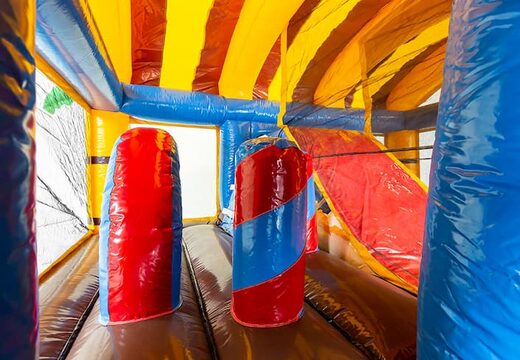 Hüpfburg im piratenstil mit rutsche und 3D-objekten für kinder. Kaufen sie hüpfburgen online bei JB-Hüpfburgen Deutschland