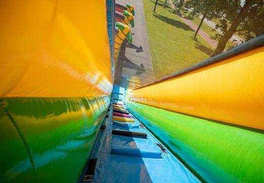 Kaufen Sie Drop & Slide Jungle hüpfburg mit zwei rutschen für kinder. Bestellen sie aufblasbare hüpfburgen online bei JB-Hüpfburgen Deutschland