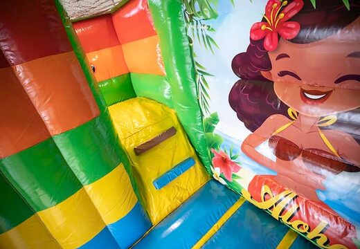 Kaufen sie bei JB-Hüpfburgen Deutschland eine aufblasbare multiplay-hüpfburg im hawaii-stil mit oder ohne badewanne für kinder. Bestellen sie hüpfburgen online bei JB-Hüpfburgen Deutschland