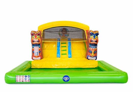 Kaufen sie bei JB-Hüpfburgen Deutschland einen multifunktionalen splashy slide hawaii hüpfburg. Bestellen sie aufblasbare hüpfburgen online bei JB-Hüpfburgen Deutschland