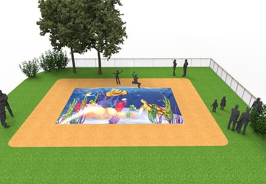 Kaufen sie einen Airmountain mit Seaworld-Thema für kinder. Bestellen sie aufblasbare Luftberge jetzt online bei JB-Hüpfburgen Deutschland