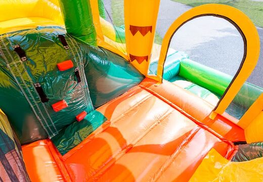 Kaufen sie eine babywippe im themendschungel mit rutsche für kinder. Bestellen sie aufblasbare hüpfburgen online bei JB-Hüpfburgen Deutschland