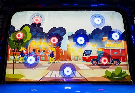 Mini-Schießbude ips Spiel auswechselbares Feuerwehrauto Backsheet bestellen