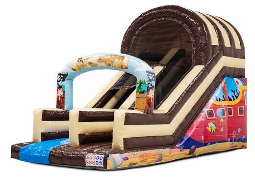 Grosse aufblasbare Piraten Rutsche für Kids online zu bestellen JB Hüpfburgen 