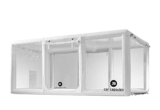Kaufen Sie die Vitrine Autokapsel zur Nutzung des Fahrzeugs in Weiß