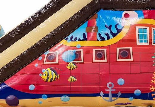 Grosse aufblasbare Piraten Rutsche für Kinder online bestellen JB Hüpfburgen 