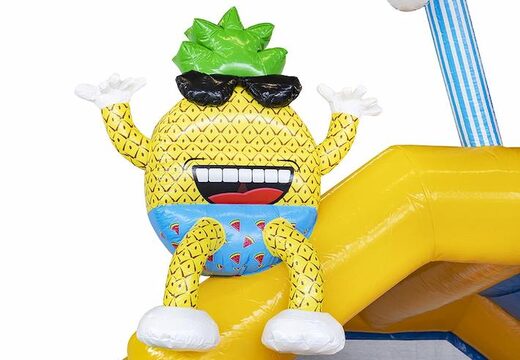 Inflatable bouncy castle with many colors in summer party theme for sale for children