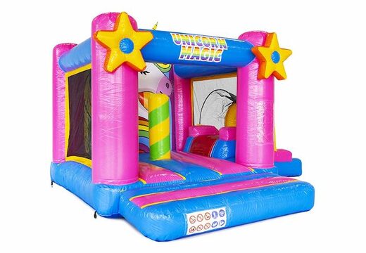 kleines aufblasbares Luftkissen mit Rutsche im Einhorn-Thema kaufen